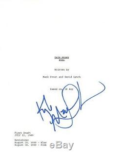 Kyle MacLachlan Signed Autographed TWIN PEAKS Pilot Episode Script COA