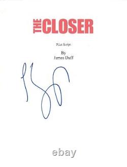 Kyra Sedgwick Signed Autographed THE CLOSER Pilot Episode Script COA