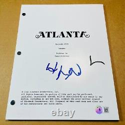 LAKEITH STANFIELD SIGNED ATLANTA FULL PILOT EPISODE SCRIPT with BECKETT BAS COA