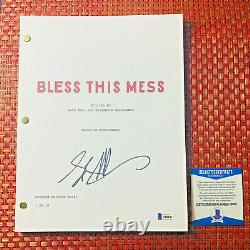 LAKE BELL SIGNED BLESS THIS MESS FULL PILOT SCRIPT with BECKETT BAS COA