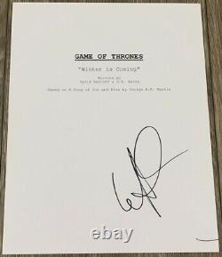 LENA HEADEY SIGNED AUTOGRAPH GAME OF THRONES 61 PAGES PILOT SCRIPT withPROOF