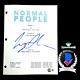 LENNY ABRAHAMSON SIGNED NORMAL PEOPLE PILOT EPISODE SCRIPT with BECKETT BAS COA