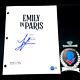 LILY COLLINS SIGNED EMILY IN PARIS FULL PILOT EPISDOE SCRIPT with BECKETT BAS COA