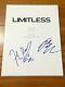 LIMITLESS SIGNED FULL PILOT SCRIPT by JAKE MCDORMAN & HILL HARPER with EXACT PROOF