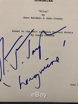 LONGMIRE Script for TV Series Pilot Autographed by Robert Taylor (Authenticated)