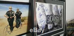 LOT of 3 SONS OF ANARCHY x16 CAST SIGNED PIC x 2+ PILOT SCRIPT SIGNED with COA's