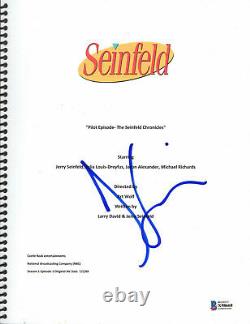 L@@k Jerry Seinfeld Signed Auto Seinfeld Pilot Full Screenplay Script Beckett 6