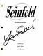 Larry David Signed Autograph Seinfeld Full Pilot Script Jerry, Very Rare