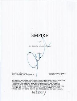 Lee Daniels Signed Autographed Empire Full Television Pilot Script