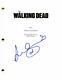 Lennie James Signed Autograph The Walking Dead Pilot Script Norman Reedus