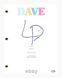 Lil Dicky Dave Burd Signed Autographed Dave Pilot Script Screenplay ACOA COA