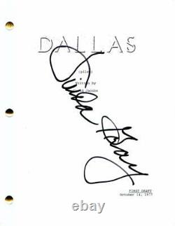 Linda Gray Signed Autograph Dallas 1978 Pilot Script Larry Hagman, Jim Davis