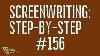 Live Screenwriting Step By Step Session 156
