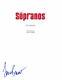 Lorraine Bracco Signed Autograph The Sopranos Full Pilot Script Goodfellas Bas