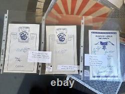 Lot Of Three WWII Dolittle Raiders Autographed Book Plates