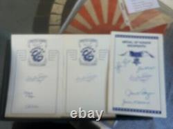 Lot Of Three WWII Dolittle Raiders Autographed Book Plates