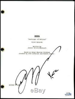 Lucy Lawless Xena Destroyer of Nations AUTOGRAPH Signed Pilot Script ACOA