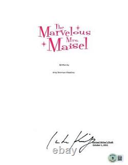 Luke Kirby Signed Marvelous Mrs. Maisel Full Pilot Script Beckett COA Lenny Bruce