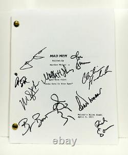 MAD MEN Pilot Script Signed by 10-JON HAMM-JONES-SLATTERY-WEINER-HENDRICKS-MORSE