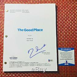 MANNY JACINTO SIGNED THE GOOD PLACE FULL PILOT SCRIPT with BECKETT BAS COA