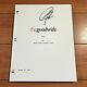 MATT CZUCHRY SIGNED THE GOOD WIFE FULL PILOT SCRIPT with PROOF PHOTO