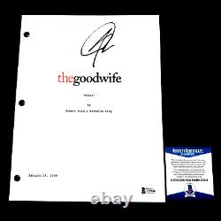 MATT CZUCHRY SIGNED THE GOOD WIFE PILOT TV SCRIPT with BECKETT BAS COA