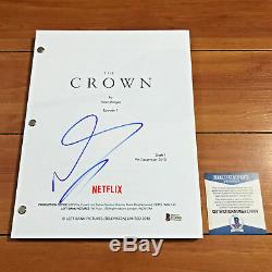 MATT SMITH SIGNED THE CROWN PILOT FULL 88 PAGE SCRIPT with BECKETT BAS COA