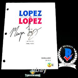 MAYAN LOPEZ SIGNED LOPEZ VS LOPEZ PILOT TV EPISODE SCRIPT with BECKETT BAS COA