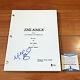 MICHAEL ANGARANO SIGNED THE KNICK FULL 62 PAGE PILOT SCRIPT with BECKETT BAS COA