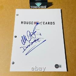 MICHAEL KELLY SIGNED AUTOGRAPH HOUSE OF CARDS PILOT SCRIPT with BECKETT BAS COA