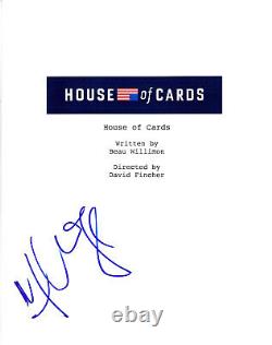 MICHAEL KELLY SIGNED'HOUSE OF CARDS' STAMPER PILOT EPISODE SCRIPT withCOA ACTOR