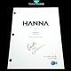 MIREILLE ENOS SIGNED HANNA FULL PAGE PILOT SCIPT with BECKETT BAS COA