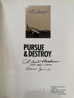 MULTI PILOT SIGNED, Pursue & Destroy, Leonard K Carson, 1st Printing 1st Edition