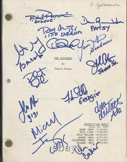 MULTI SIGNED (13) The Sopranos ORIGINAL Script PRE-PILOT 7/1996! RARE