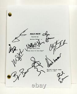 Mad Men Pilot Script Signed by 10-Jon Hamm-Jones-Slattery-Weiner-Hendricks-Morse