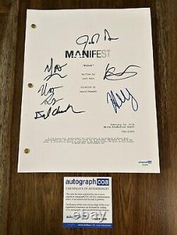 Manifest' Signed Autograph TV Show Full Pilot Script Josh Dallas Parveen ACOA