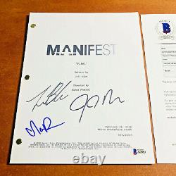 Manifest Signed Pilot Script By 3 Cast Melissa Roxburgh Josh Dallas Beckett Coa