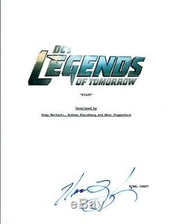 Marc Guggenheim Signed Autograph LEGENDS OF TOMORROW Pilot Script Transcript AB