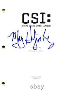 Marg Helgenberger Signed Autograph CSI Crime Scene Investigation Pilot Script