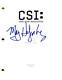 Marg Helgenberger Signed Autograph CSI Crime Scene Investigation Pilot Script