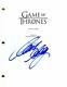 Mark Addy Signed Autograph Game Of Thrones Pilot Script -king Robert Baratheon