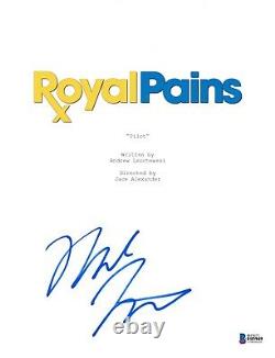 Mark Feuerstein Signed Royal Pains Pilot Script Beckett Bas Autograph Auto