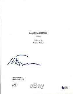 Martin Scorsese Signed Autograph BOARDWALK EMPIRE Pilot Script Beckett BAS COA