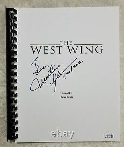 Martin Sheen Signed The West Wing Autograph TV Pilot Script 1999 Episode ACOA