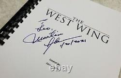 Martin Sheen Signed The West Wing Autograph TV Pilot Script 1999 Episode ACOA