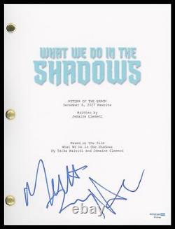 Matt Berry & Harvey Guillen What We Do in the Shadows SIGNED Pilot Script B