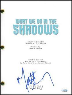 Matt Berry What We Do in the Shadows AUTOGRAPH Signed Full Pilot Script ACOA