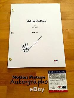 Matt Bomer Signed Full White Collar Pilot Script 80 Pages Psa Dna Coa