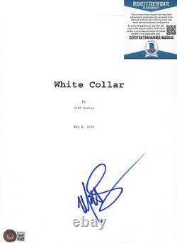 Matt Bomer Signed'white Collar' Tv Show Pilot Episode Script Beckett Coa Bas