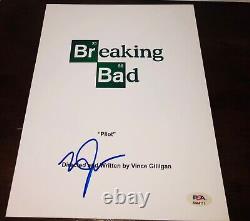 Matt L Jones Breaking Bad Badger Signed Pilot Script Cover PSA RARE B